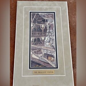 NEW SEALED Signed Print “The Smallest Visitor” by James Reed. Vintage 2005